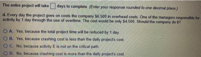i More Info Activity A B C Duration (days) 3.5 7