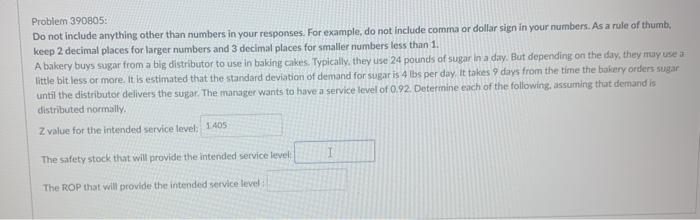 Problem 390805: Do not include anything other