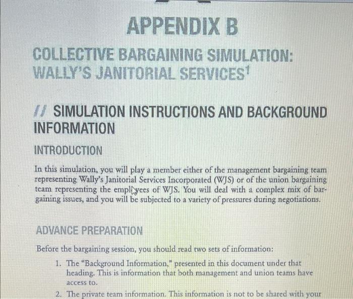 How Union can bargian with Management in this