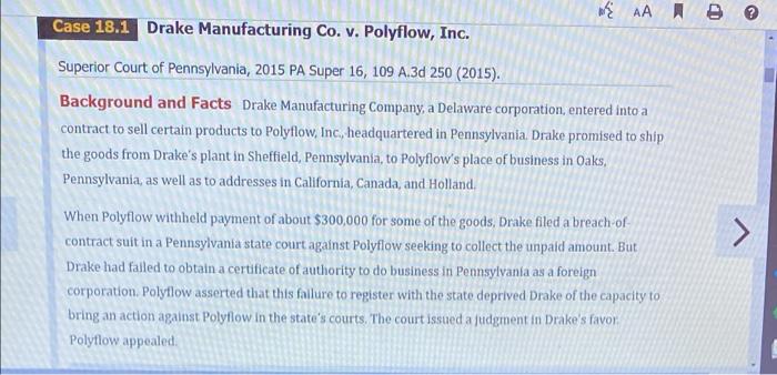 can you help me with facts, issue, rule, analysis