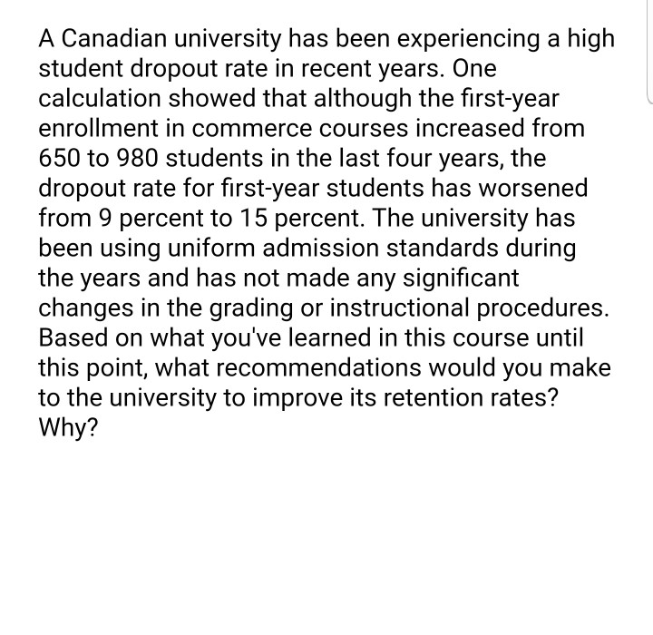 A Canadian university has been experiencing a