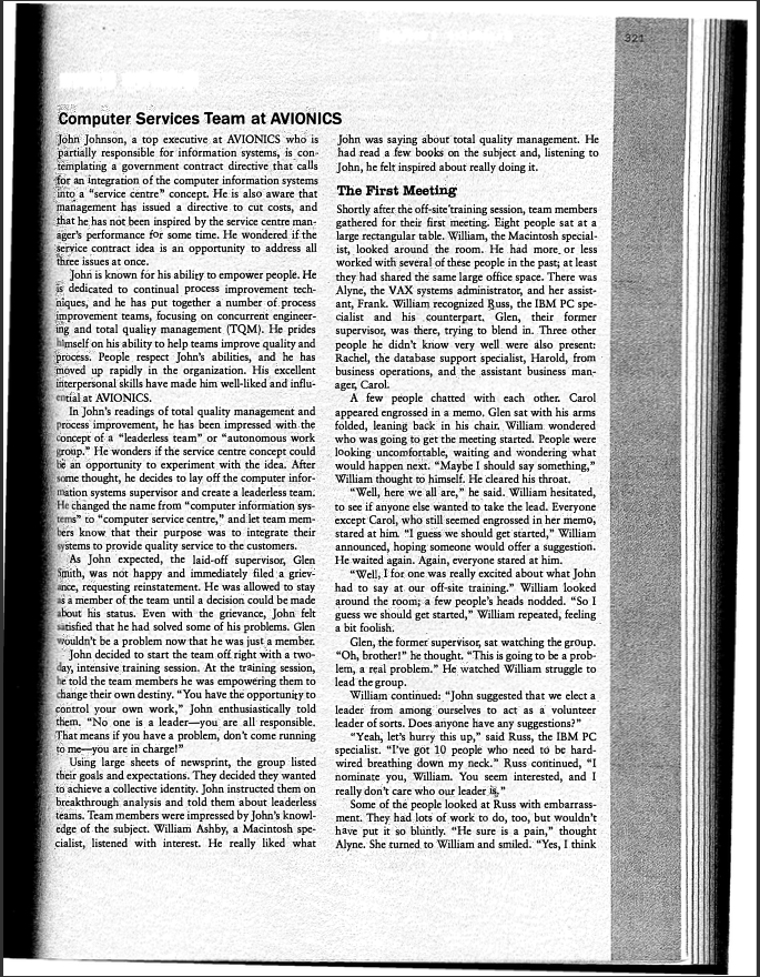 Question 2. Consider the five types of power we