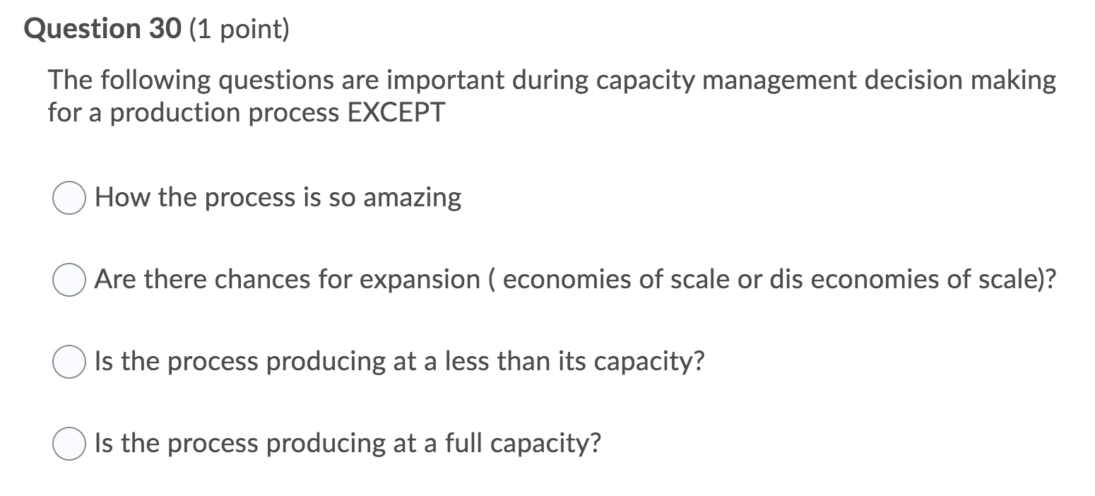 Question 28 (1 point) Forward linkages involve