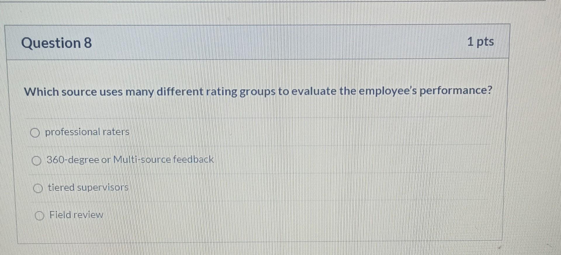 Which source uses many different rating groups to