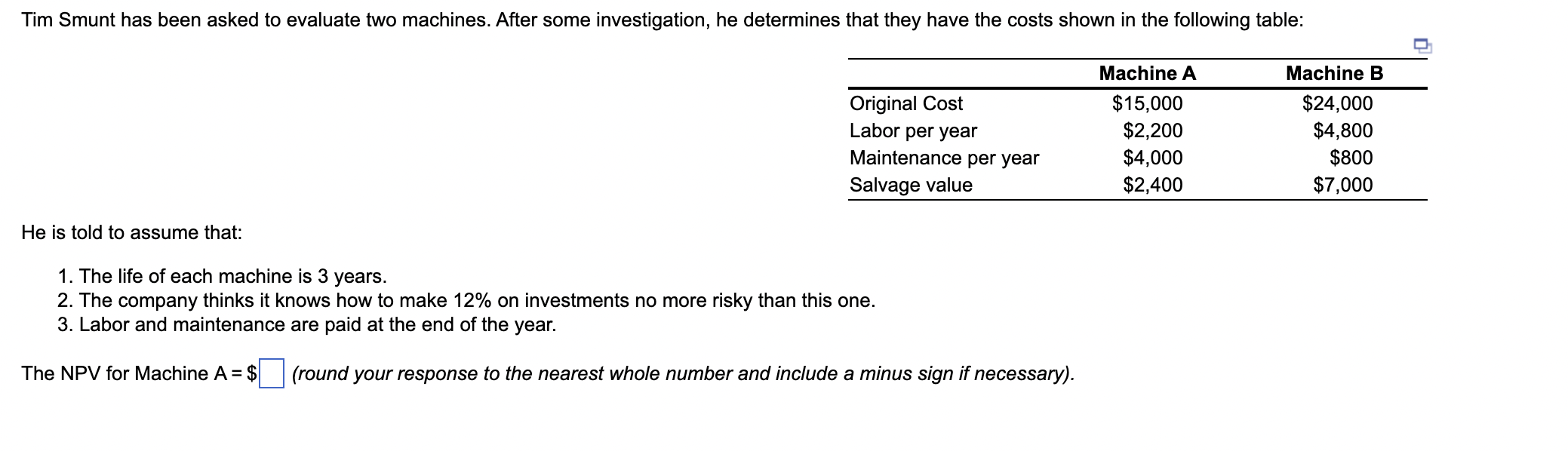 NVP for Machine A & NVP for Machine B please!!