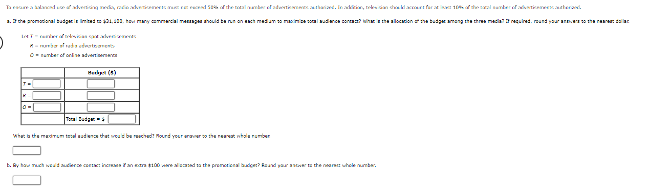 Problem 4-01 (Algorithmic)