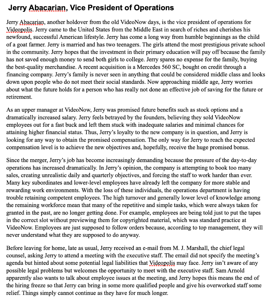 Read the background information for Videopolis