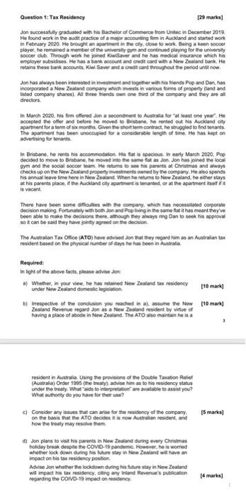 It is Taxation please answer question as ILAC.