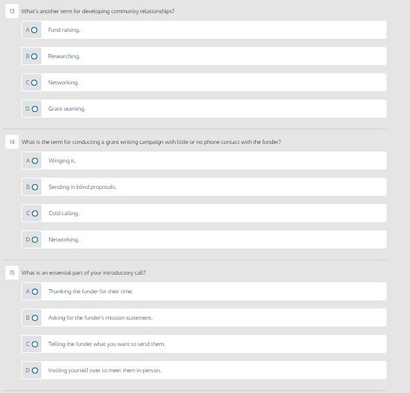 13 What's another term for developing community