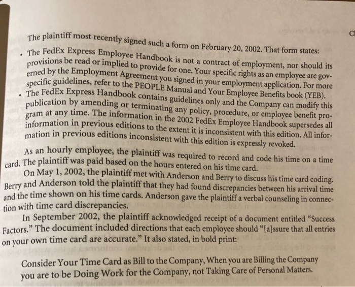 *Please read first before answering the 3 Case