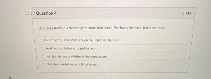 this is for business Law Question 1 1 pts Tyrone