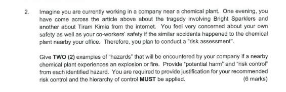 SECTION B: CASE STUDY (18 MARKS) There is ONE (1)