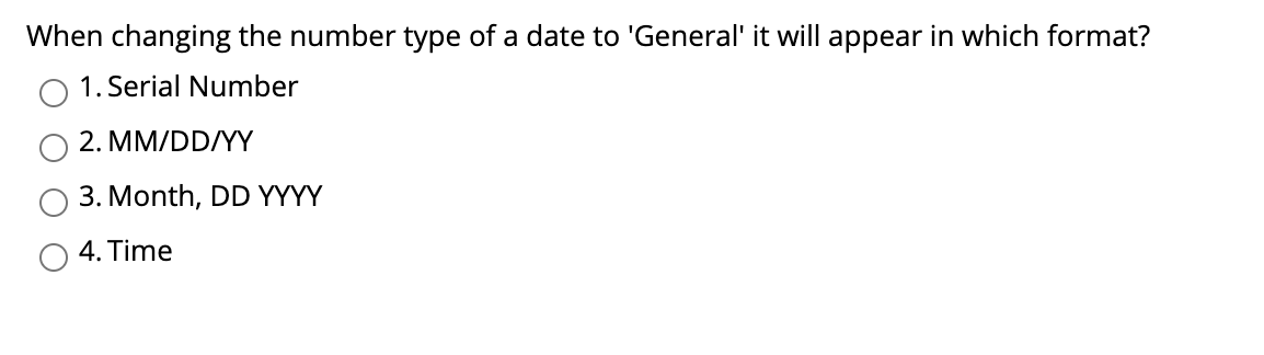 When changing the number type of a date to