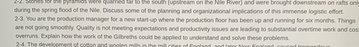 pyramids were quarried far to the south (upstream