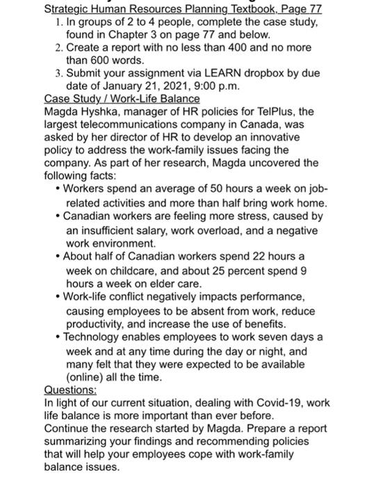 Strategic Human Resources Planning Textbook, Page