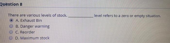 Please choose the correct choice for each