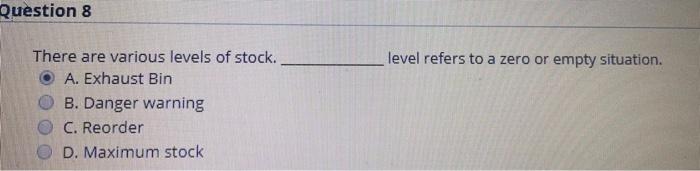 Please choose the correct choice for each