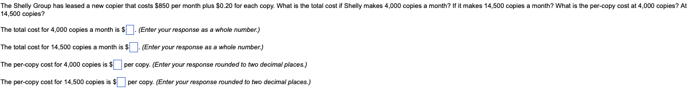 The Shelly Group has leased a new copier that