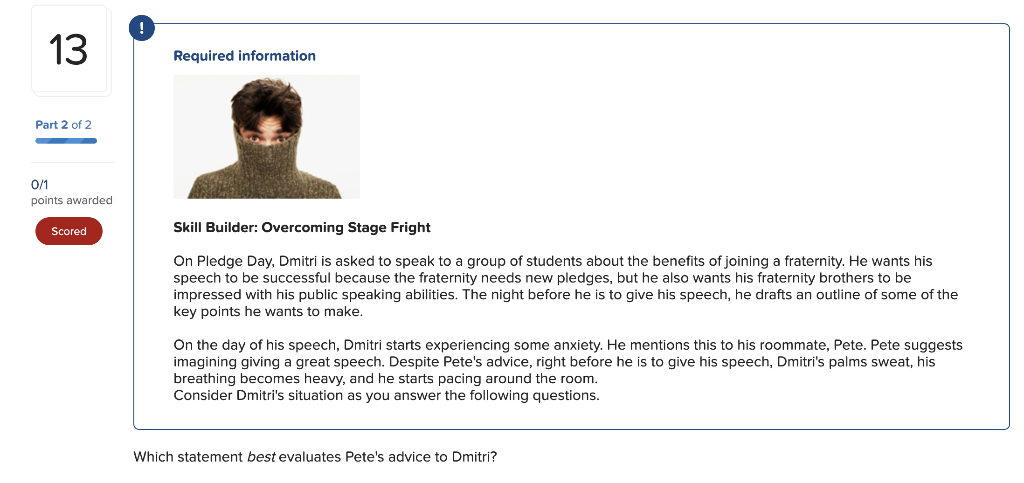 Which strategy for dealing with pre-presentation