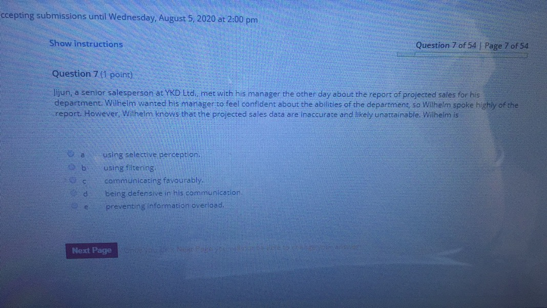 ccepting submissions until Wednesday, August 5,