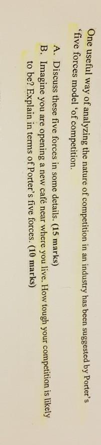 One useful way of analyzing the nature of