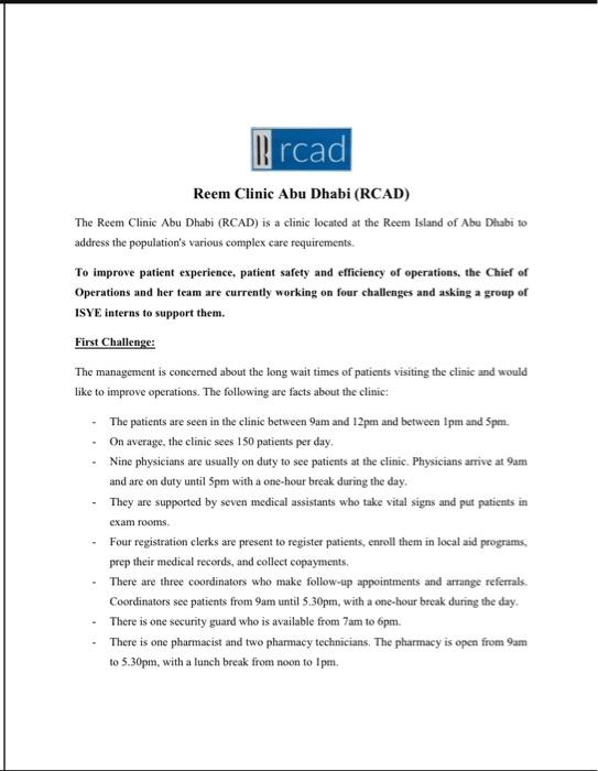 The Reem Clinic Abu Dhabi (RCAD) is a clinic