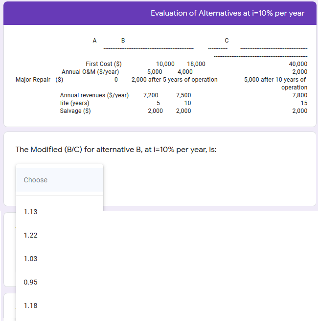 there was a question before it that asked for