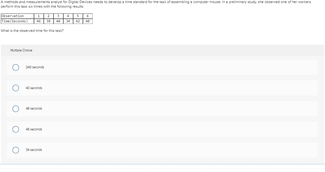A methods and measurements analyst for Digital