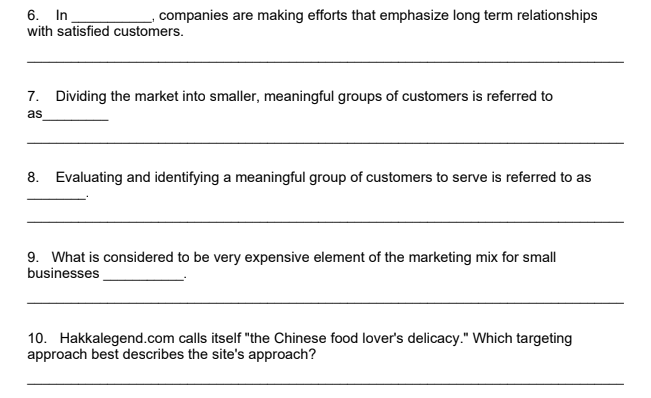 6. In companies are making efforts that emphasize