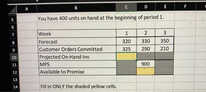 pls show excel formulas. thank you. B A DE F 5