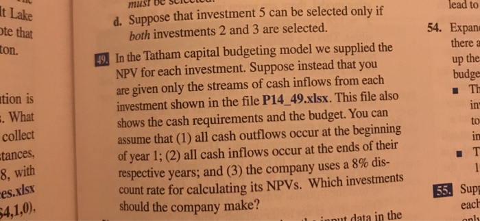 It Lake te that ton. lead to 54. Expand there a