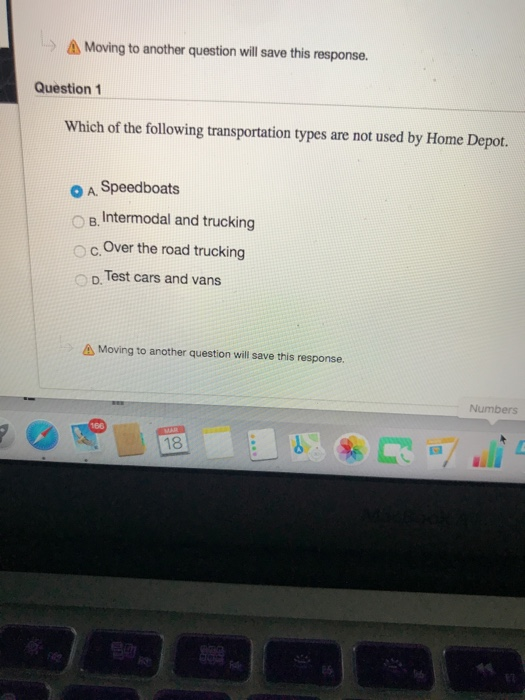 > Moving to another question will save this