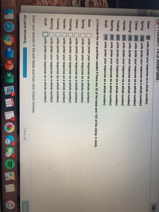 Problem 14.3 Alternate E Question Help As the