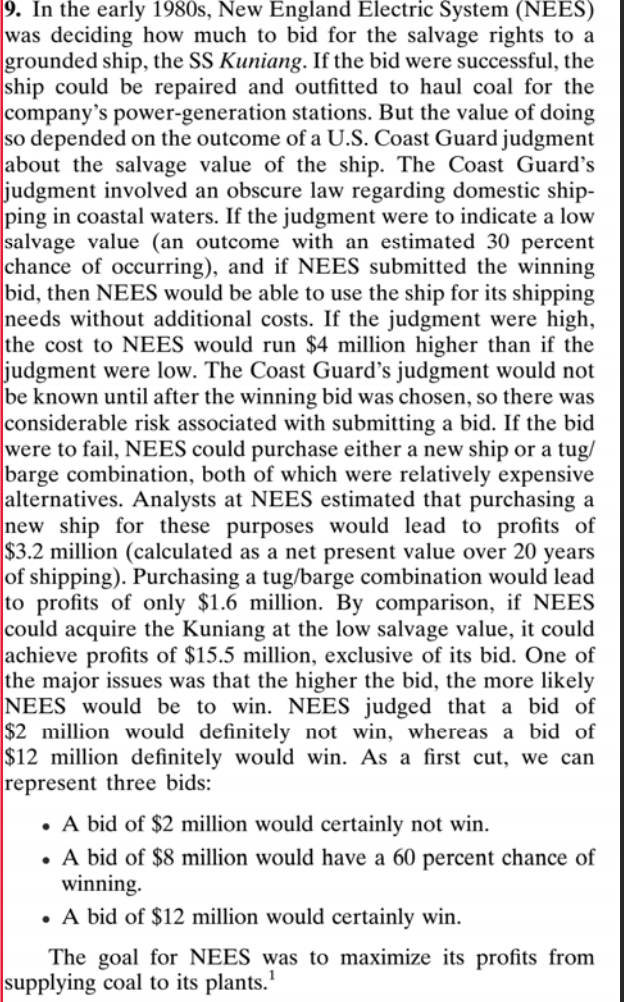 Redraw a tree for the situation where the Coast