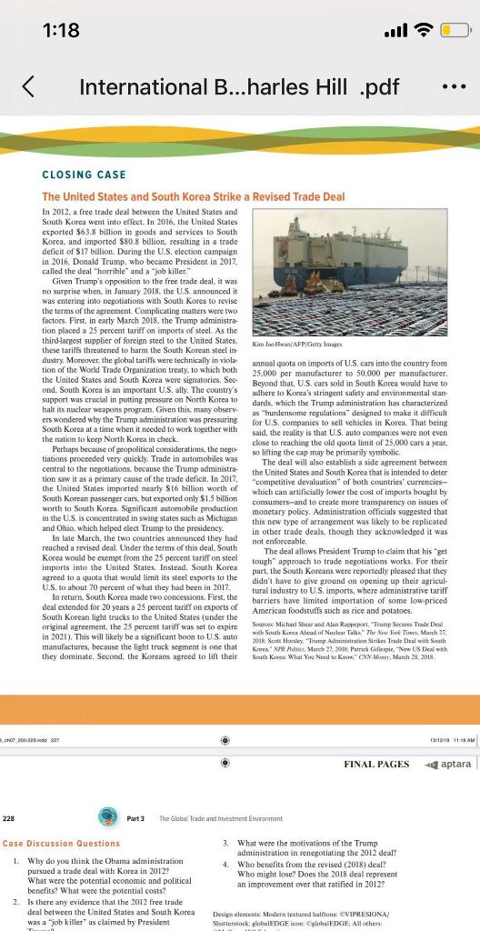 answer Q1234 plz 1:18 < International B...harles