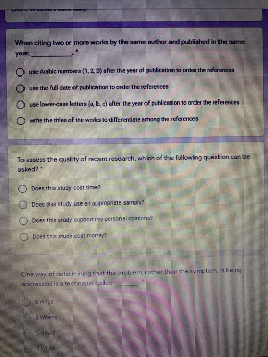 When citing two or more works by the same author