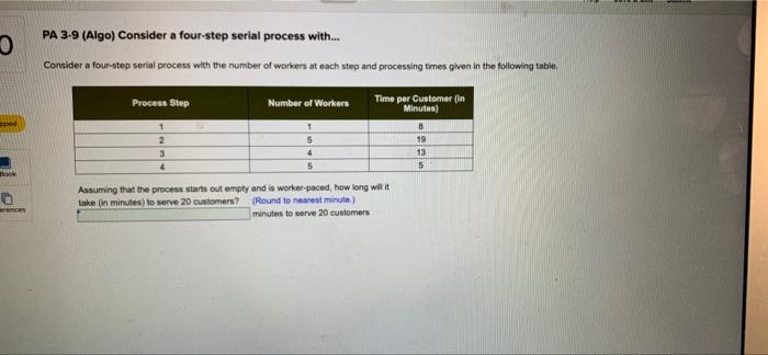 HW 2 Chapter 3 Cachord Help PA 3-9 (Algo)