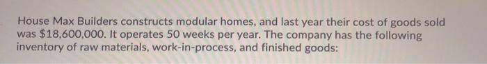 House Max Builders constructs modular homes, and