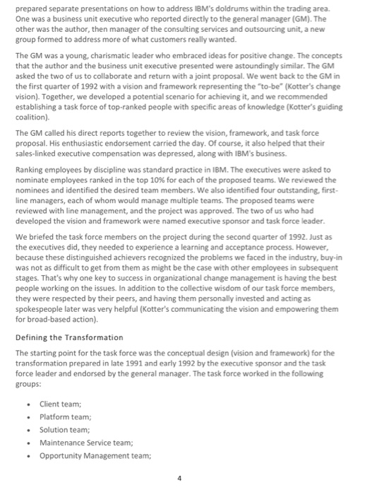 please Read this case and answer the questions