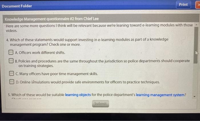 Document Folder Print Knowledge Management