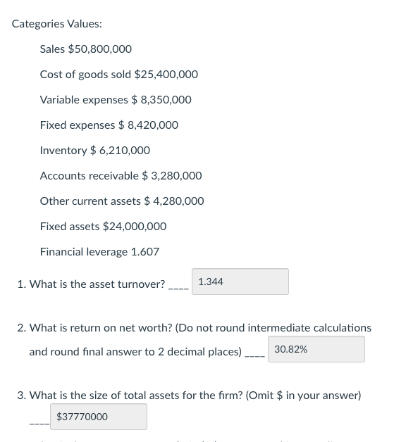 My answers are wrong. What are the correct