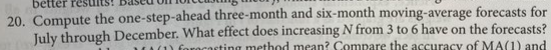 Problem 20. Use Excel and show all of your work.