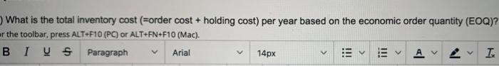 QUESTION 12 You are the operations manager of a