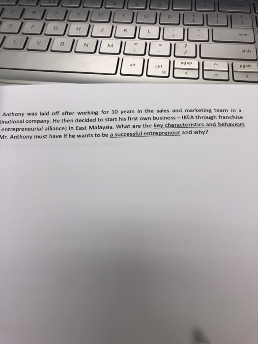 | shift Anthony was laid off after working for 10