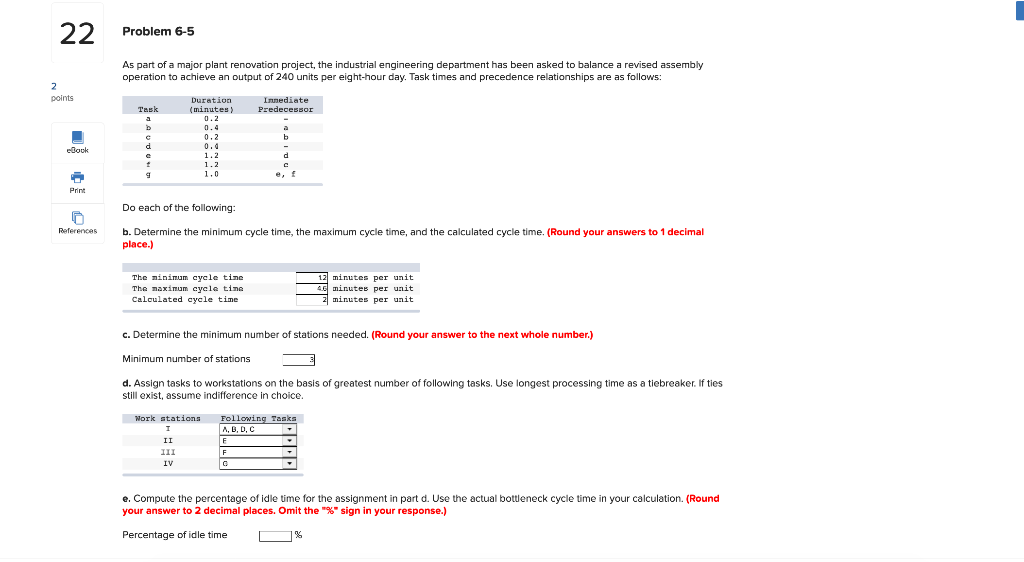 Problem 6-5 As part of a major plant renovation