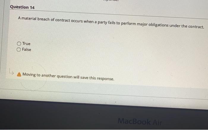 answer all for true or false! Question 11 An