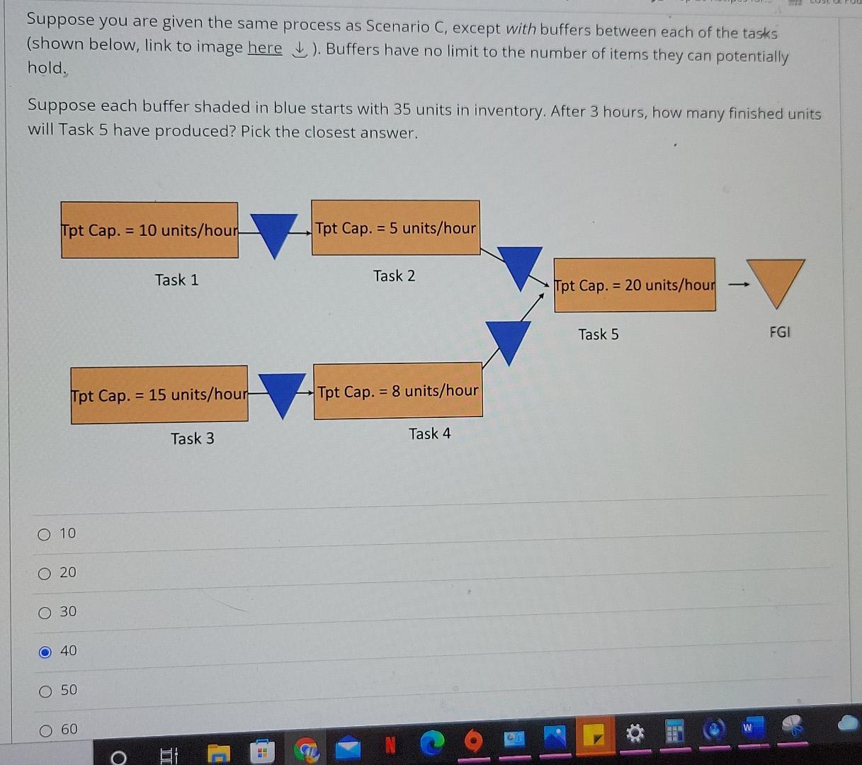 the answer is not 60!! Suppose you are given the