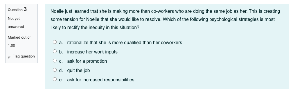 Question 6 Not yet Alex has just been hired as