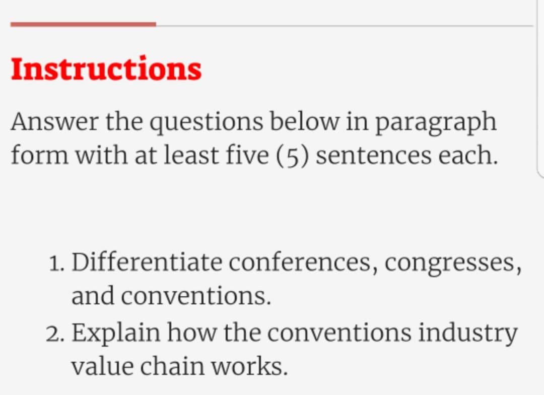 Please answer the questions below each. IN NOT