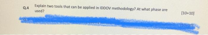 Q.4 Explain two tools that can be applied in